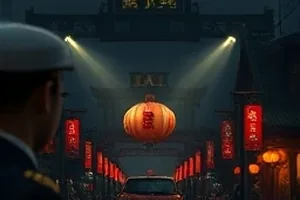 《纸上剧场》舞台纪实封面，手绘布景与聚光灯