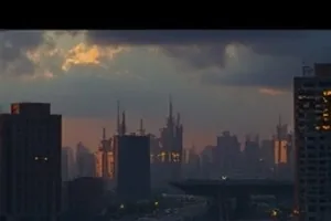 《慢速快门》封面，长曝光下的城市车灯轨迹